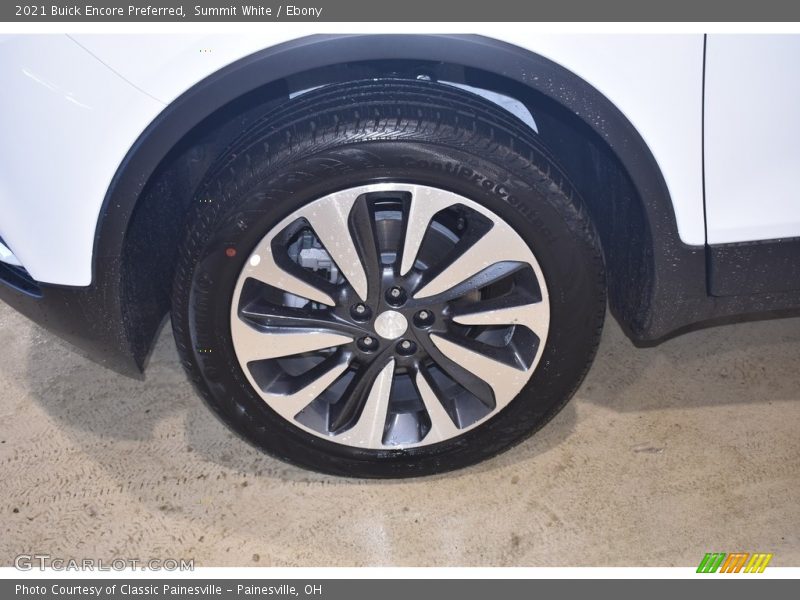 Summit White / Ebony 2021 Buick Encore Preferred