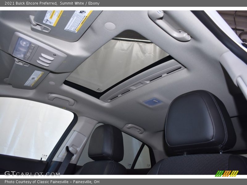Summit White / Ebony 2021 Buick Encore Preferred
