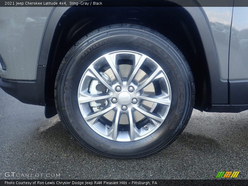 Sting-Gray / Black 2021 Jeep Cherokee Latitude 4x4