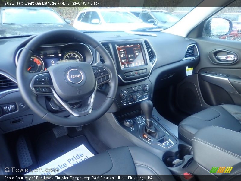 Sting-Gray / Black 2021 Jeep Cherokee Latitude 4x4