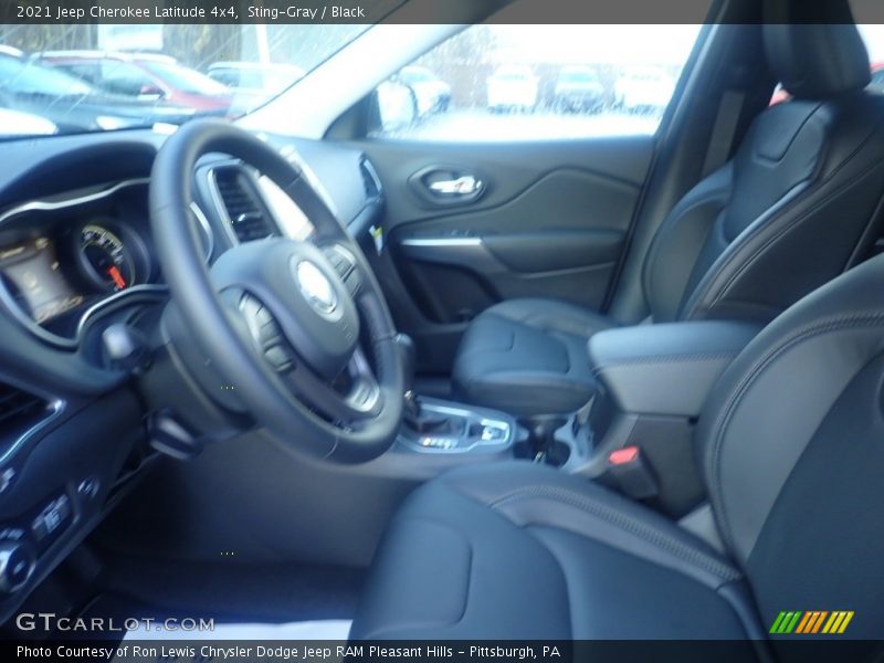 Sting-Gray / Black 2021 Jeep Cherokee Latitude 4x4