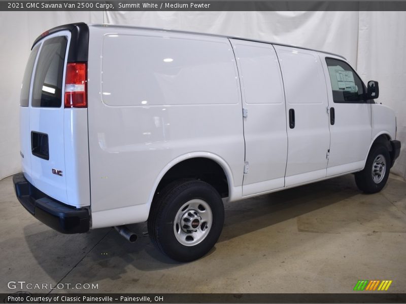 Summit White / Medium Pewter 2021 GMC Savana Van 2500 Cargo