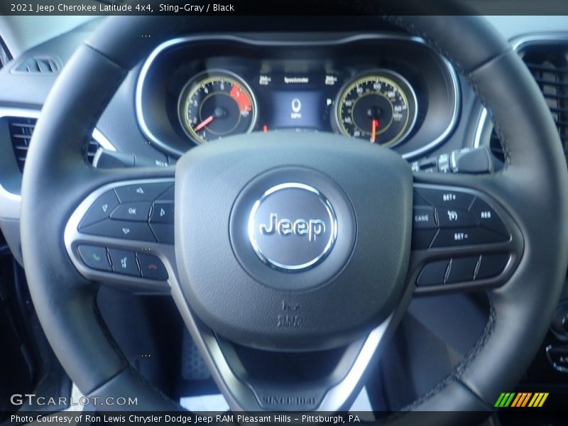 Sting-Gray / Black 2021 Jeep Cherokee Latitude 4x4