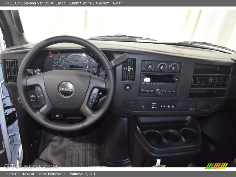 Summit White / Medium Pewter 2021 GMC Savana Van 2500 Cargo