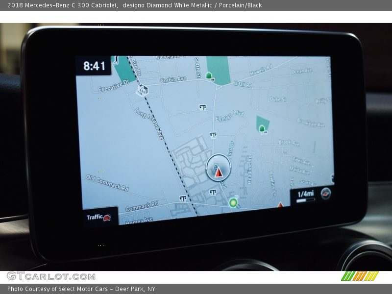 designo Diamond White Metallic / Porcelain/Black 2018 Mercedes-Benz C 300 Cabriolet