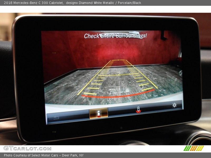 designo Diamond White Metallic / Porcelain/Black 2018 Mercedes-Benz C 300 Cabriolet
