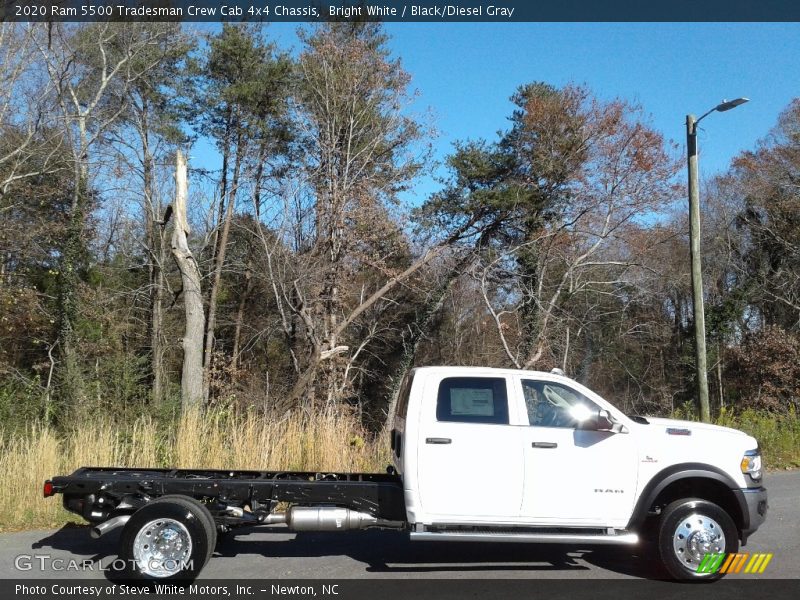 Bright White / Black/Diesel Gray 2020 Ram 5500 Tradesman Crew Cab 4x4 Chassis