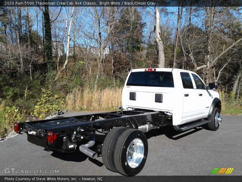 Bright White / Black/Diesel Gray 2020 Ram 5500 Tradesman Crew Cab 4x4 Chassis