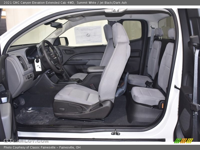 Summit White / Jet Black/Dark Ash 2021 GMC Canyon Elevation Extended Cab 4WD