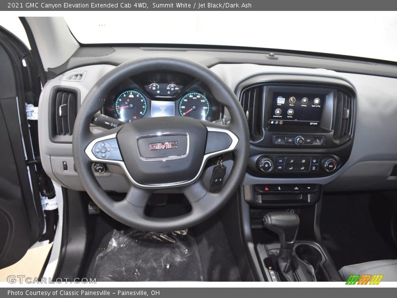 Summit White / Jet Black/Dark Ash 2021 GMC Canyon Elevation Extended Cab 4WD