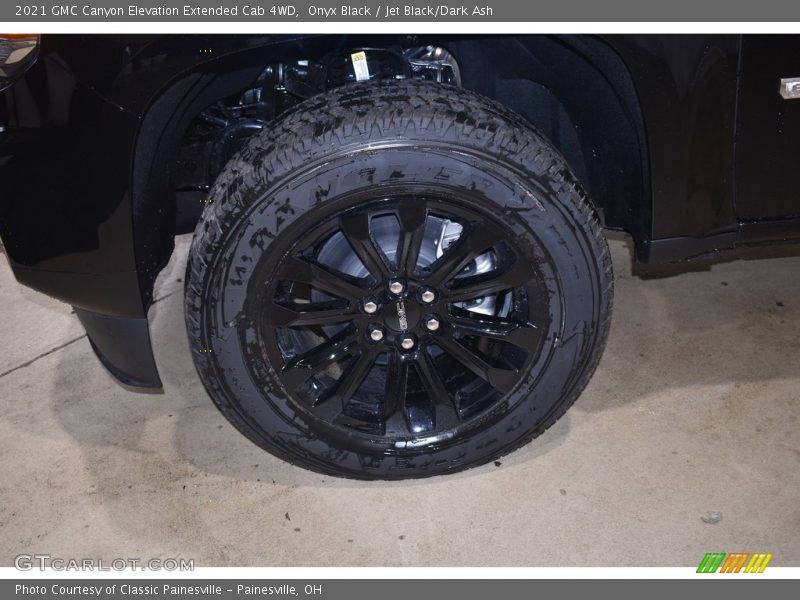 Onyx Black / Jet Black/Dark Ash 2021 GMC Canyon Elevation Extended Cab 4WD