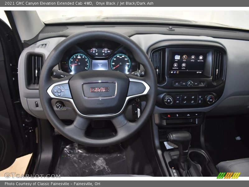 Onyx Black / Jet Black/Dark Ash 2021 GMC Canyon Elevation Extended Cab 4WD