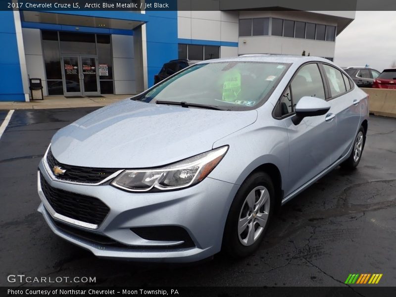 Arctic Blue Metallic / Jet Black 2017 Chevrolet Cruze LS