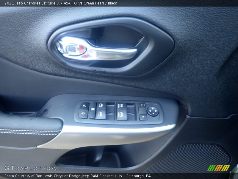 Olive Green Pearl / Black 2021 Jeep Cherokee Latitude Lux 4x4