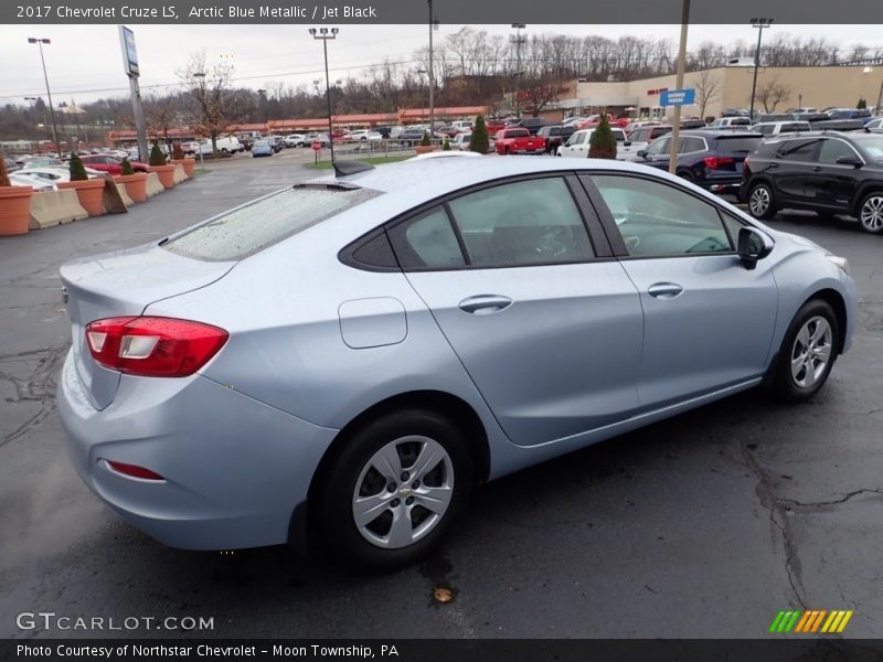 Arctic Blue Metallic / Jet Black 2017 Chevrolet Cruze LS