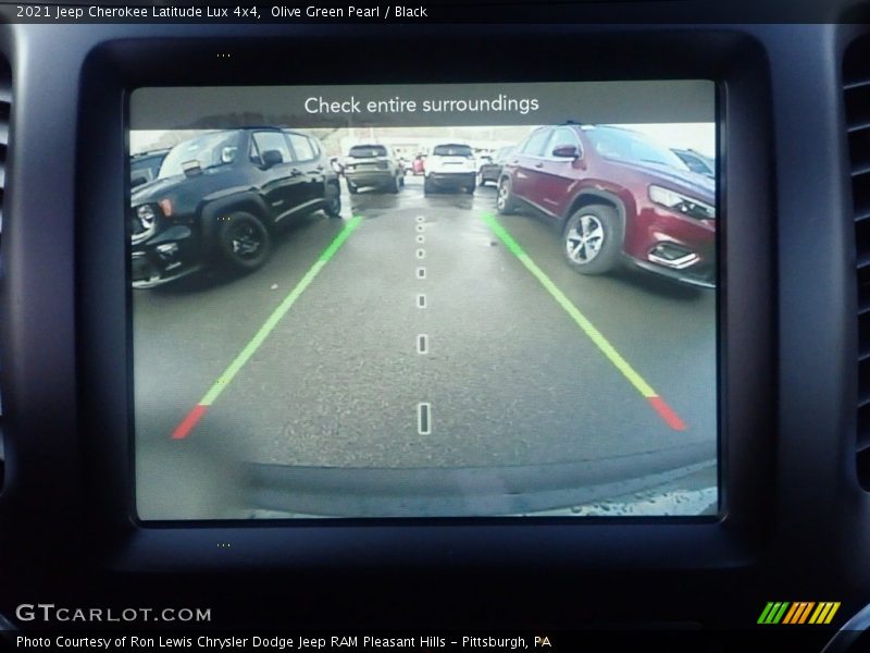 Olive Green Pearl / Black 2021 Jeep Cherokee Latitude Lux 4x4