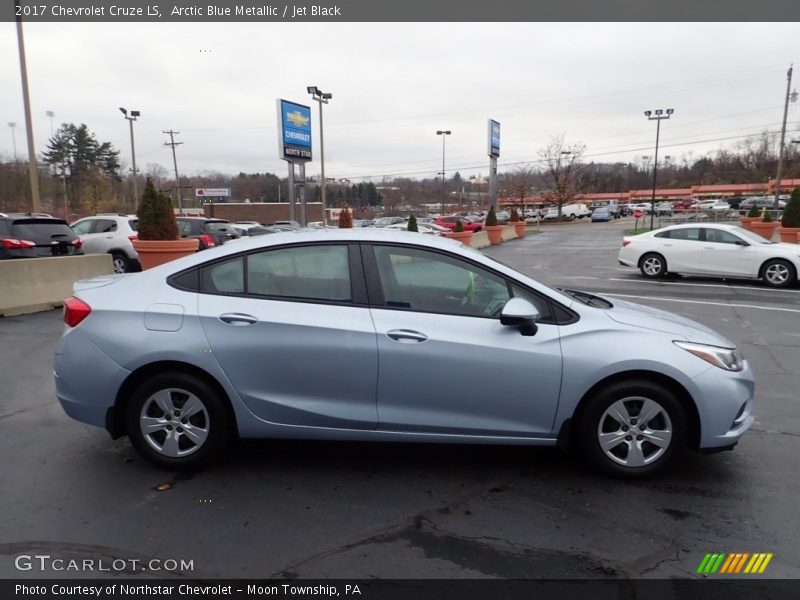 Arctic Blue Metallic / Jet Black 2017 Chevrolet Cruze LS