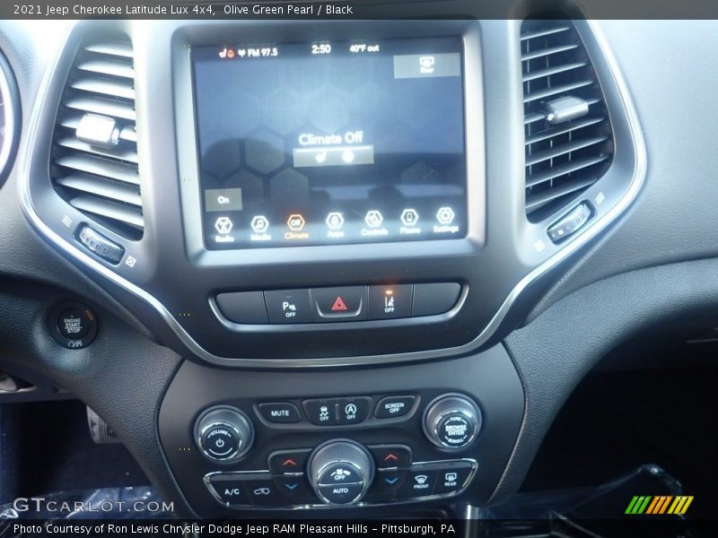 Olive Green Pearl / Black 2021 Jeep Cherokee Latitude Lux 4x4