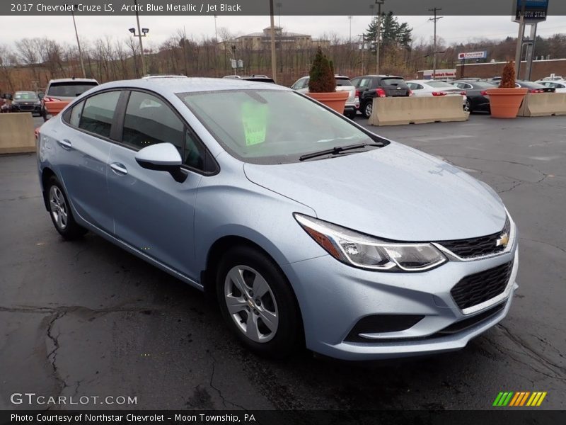 Arctic Blue Metallic / Jet Black 2017 Chevrolet Cruze LS
