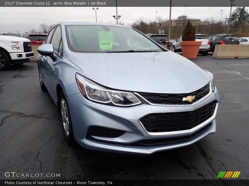 Arctic Blue Metallic / Jet Black 2017 Chevrolet Cruze LS