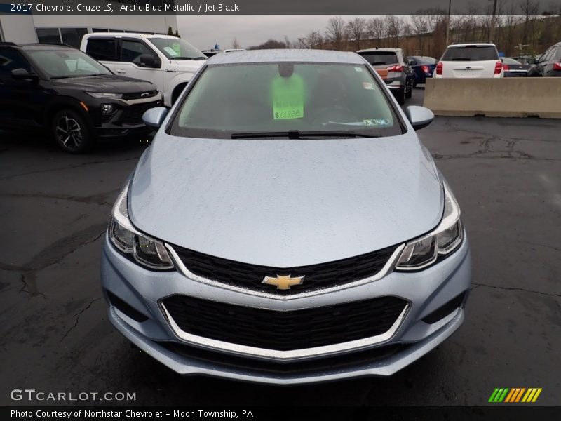 Arctic Blue Metallic / Jet Black 2017 Chevrolet Cruze LS