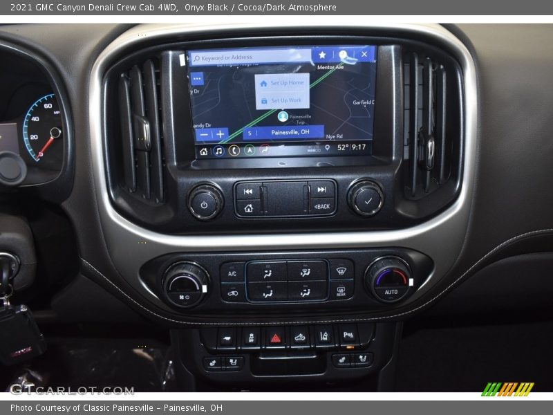 Onyx Black / Cocoa/Dark Atmosphere 2021 GMC Canyon Denali Crew Cab 4WD