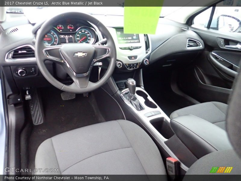 Arctic Blue Metallic / Jet Black 2017 Chevrolet Cruze LS