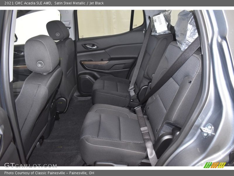 Satin Steel Metallic / Jet Black 2021 GMC Acadia SLE AWD
