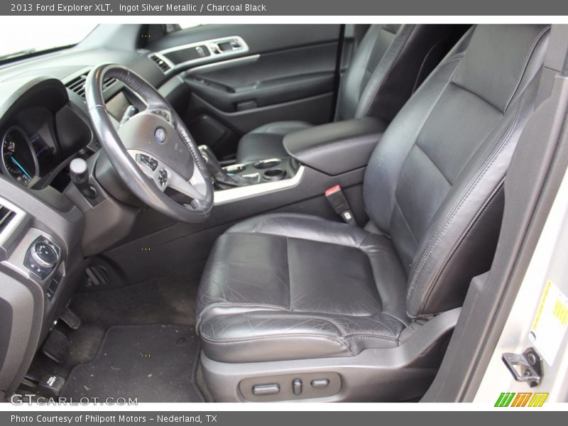 Ingot Silver Metallic / Charcoal Black 2013 Ford Explorer XLT