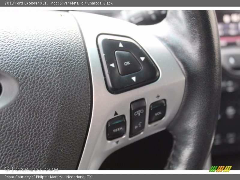 Ingot Silver Metallic / Charcoal Black 2013 Ford Explorer XLT