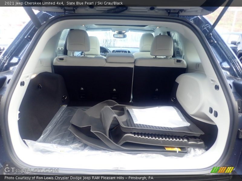 Slate Blue Pearl / Ski Gray/Black 2021 Jeep Cherokee Limited 4x4