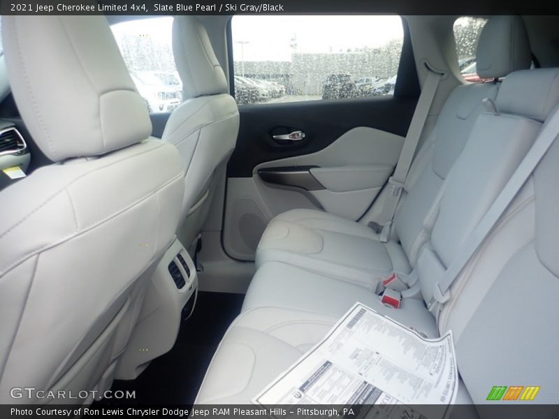 Slate Blue Pearl / Ski Gray/Black 2021 Jeep Cherokee Limited 4x4
