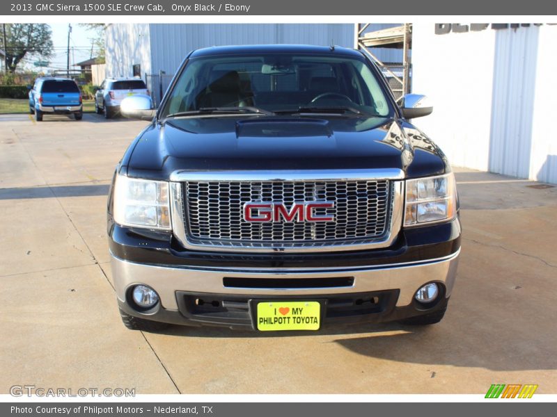 Onyx Black / Ebony 2013 GMC Sierra 1500 SLE Crew Cab