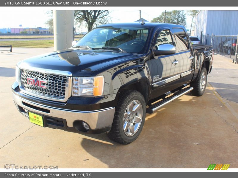 Onyx Black / Ebony 2013 GMC Sierra 1500 SLE Crew Cab