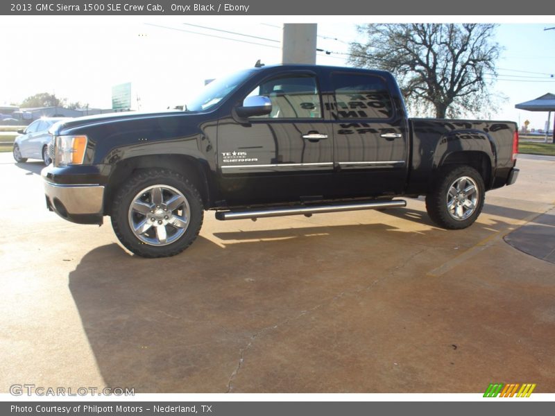 Onyx Black / Ebony 2013 GMC Sierra 1500 SLE Crew Cab