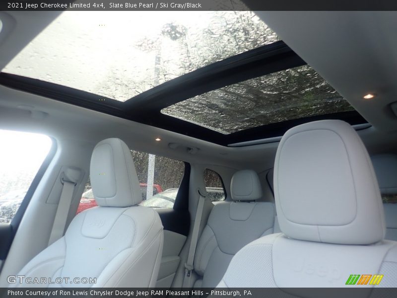 Slate Blue Pearl / Ski Gray/Black 2021 Jeep Cherokee Limited 4x4