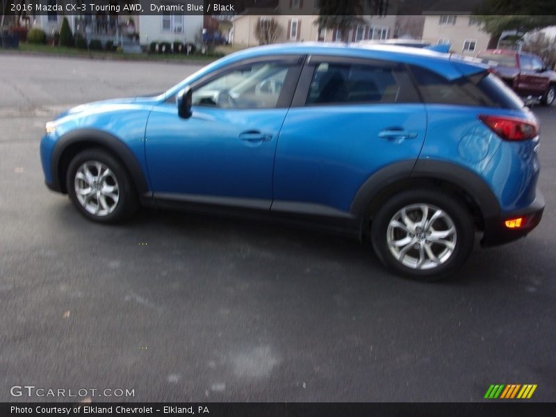 Dynamic Blue / Black 2016 Mazda CX-3 Touring AWD