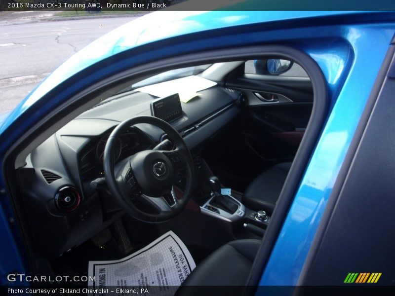 Dynamic Blue / Black 2016 Mazda CX-3 Touring AWD