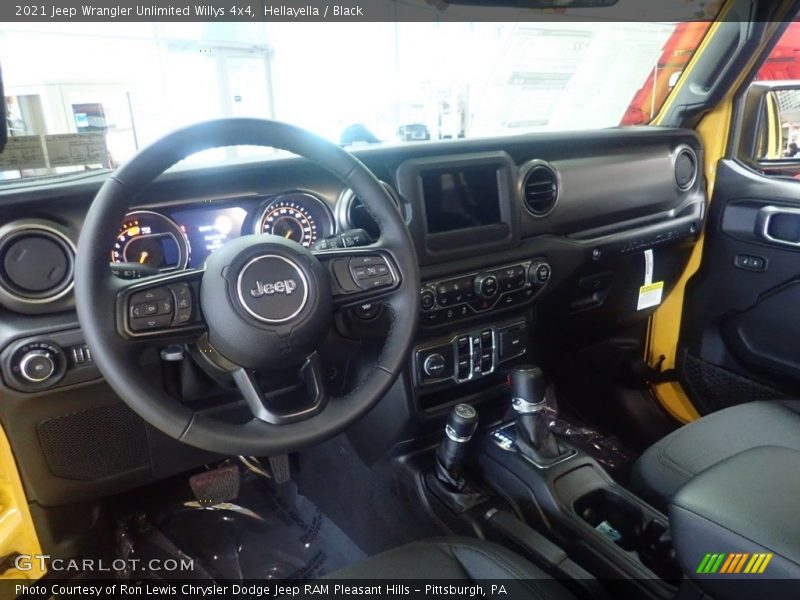 Hellayella / Black 2021 Jeep Wrangler Unlimited Willys 4x4