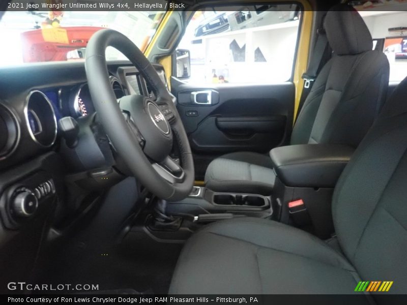 Hellayella / Black 2021 Jeep Wrangler Unlimited Willys 4x4