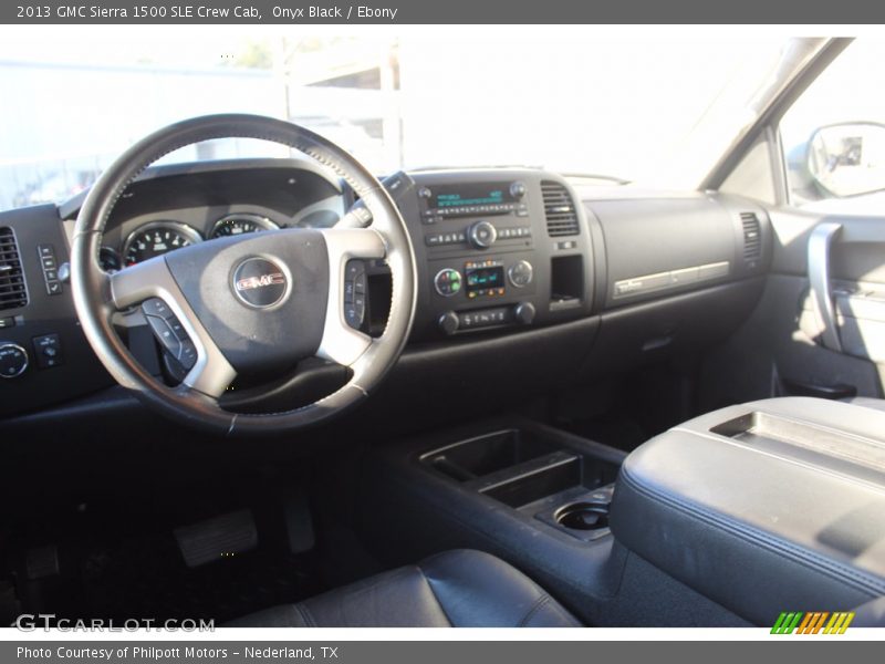 Onyx Black / Ebony 2013 GMC Sierra 1500 SLE Crew Cab