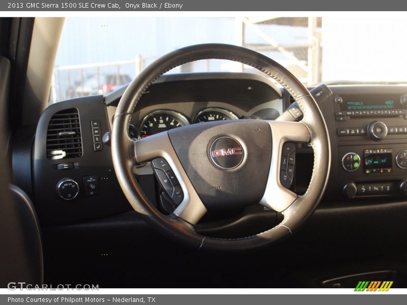 Onyx Black / Ebony 2013 GMC Sierra 1500 SLE Crew Cab
