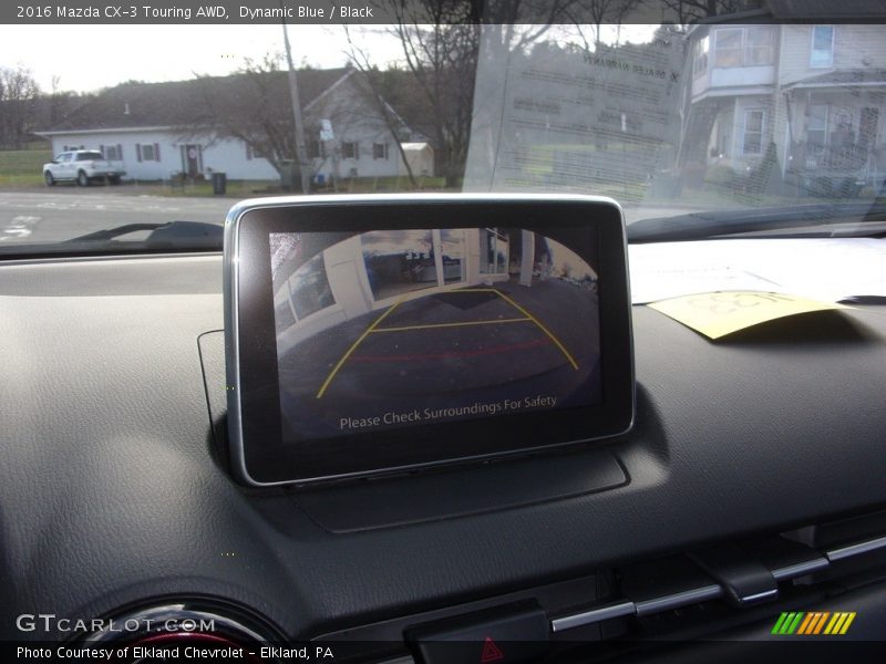 Dynamic Blue / Black 2016 Mazda CX-3 Touring AWD