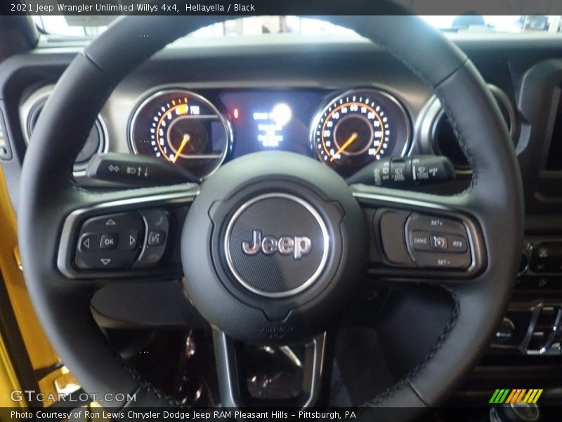 Hellayella / Black 2021 Jeep Wrangler Unlimited Willys 4x4