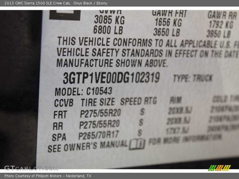 Onyx Black / Ebony 2013 GMC Sierra 1500 SLE Crew Cab