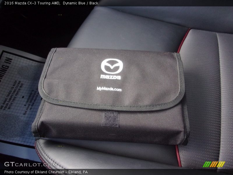 Dynamic Blue / Black 2016 Mazda CX-3 Touring AWD