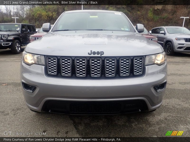Billet Silver Metallic / Black 2021 Jeep Grand Cherokee Laredo 4x4
