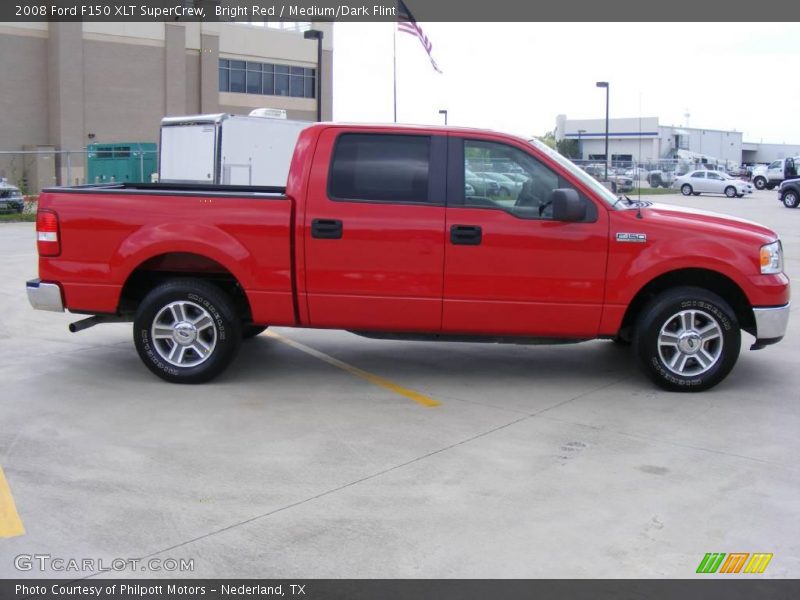 Bright Red / Medium/Dark Flint 2008 Ford F150 XLT SuperCrew