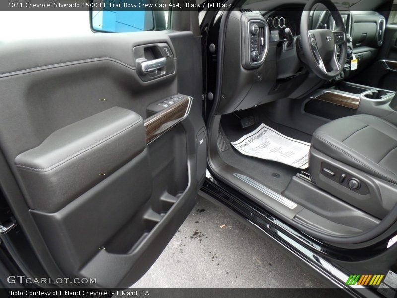 Black / Jet Black 2021 Chevrolet Silverado 1500 LT Trail Boss Crew Cab 4x4