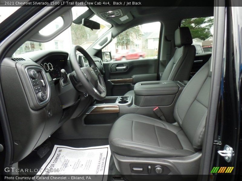  2021 Silverado 1500 LT Trail Boss Crew Cab 4x4 Jet Black Interior